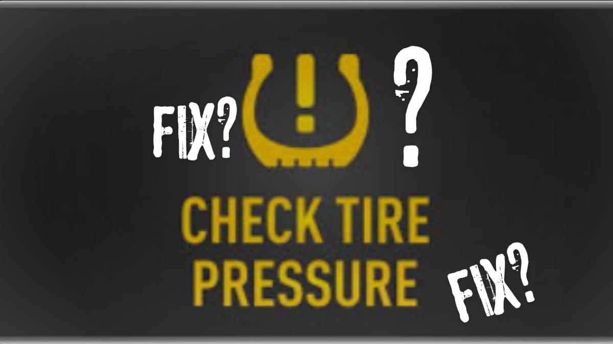 How To Fix Tire Pressure Sensor Fault?